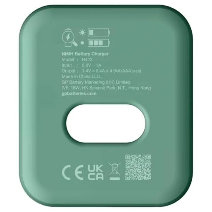 Batteries B423 USB Pil Şarj Cihazı 4 Adet 2600 AA Kalem Pilli Set