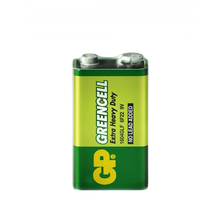 Batteries Gp1604G Greencell 6F22/1222/9V Pil, 9 Volt, 10Lu Kutu