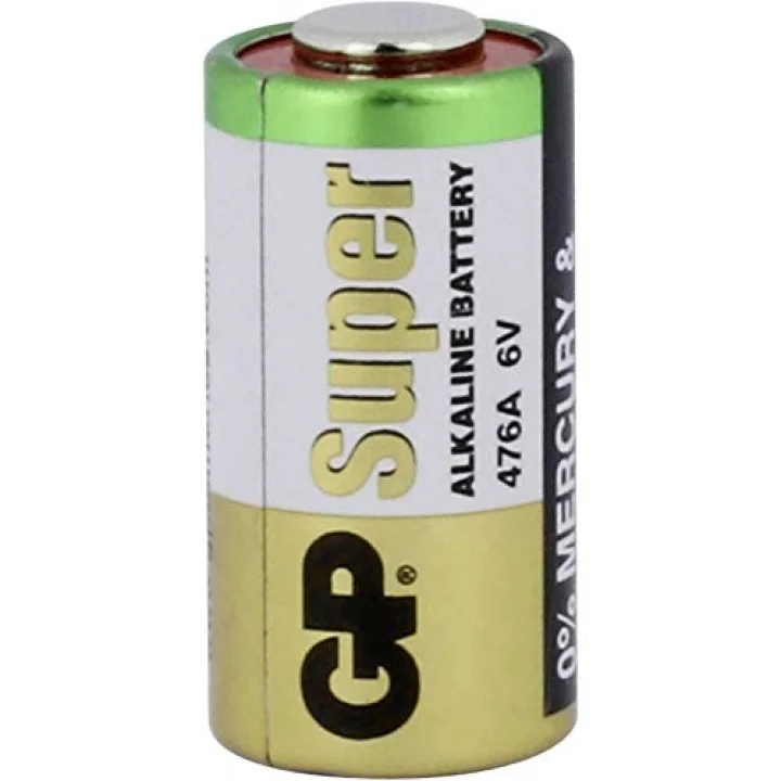 Batteries Gp476A Süper Alkalin 476A/Px28A/A544/4Lr44 Boy Pil, 6 Volt, Tekli Kart