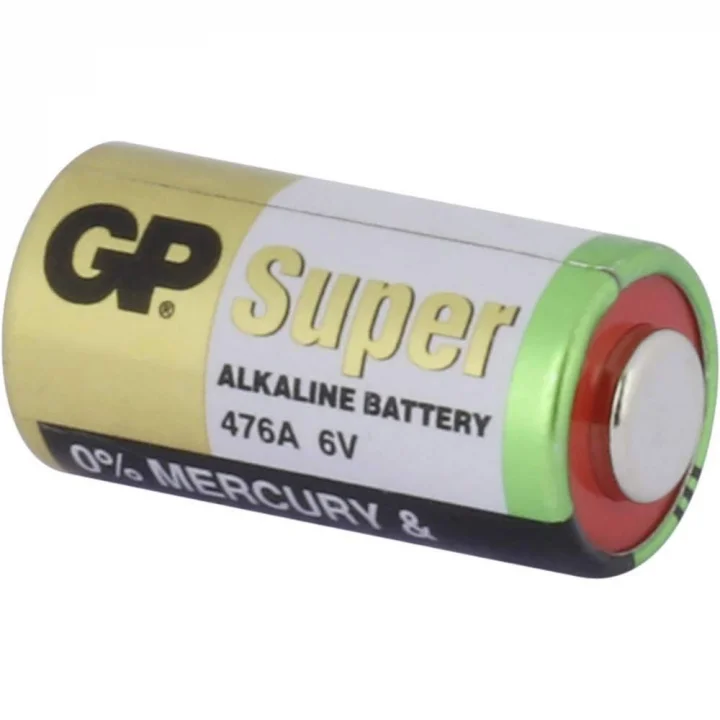 Batteries Gp476A Süper Alkalin 476A/Px28A/A544/4Lr44 Boy Pil, 6 Volt, Tekli Kart