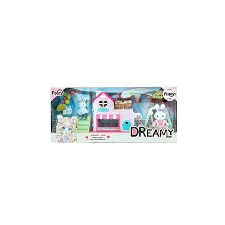 Bay Dreamy Mi̇ni̇ Tavşan Kaydıraklı Park Oyun Seti̇