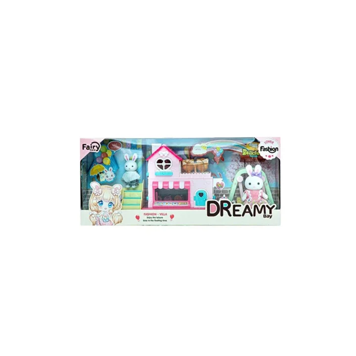 Bay Dreamy Mi̇ni̇ Tavşan Kaydıraklı Park Oyun Seti̇