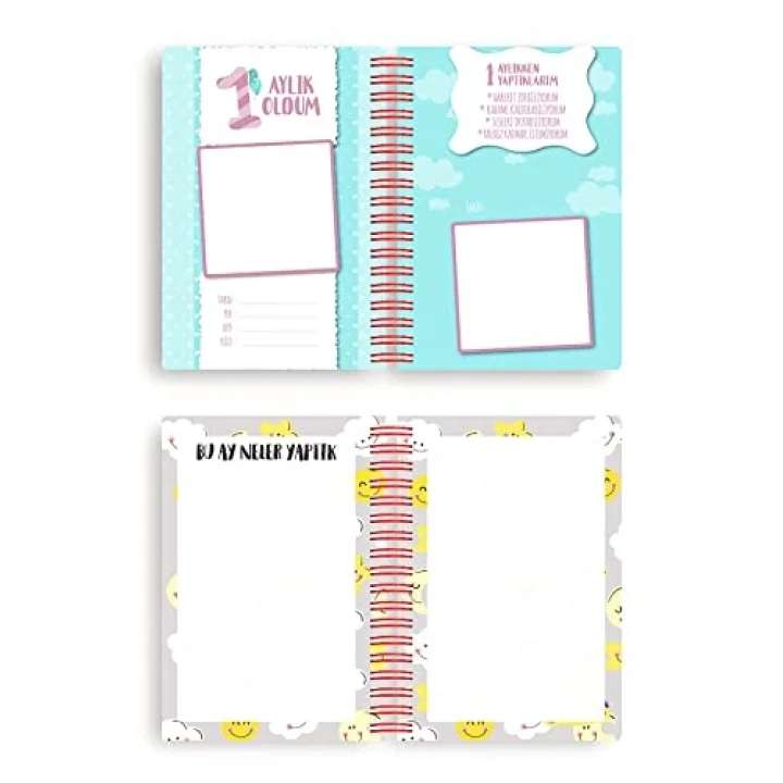 Bebek Anı ve Anne Hamile Albümü Kız+ 241 Sticker