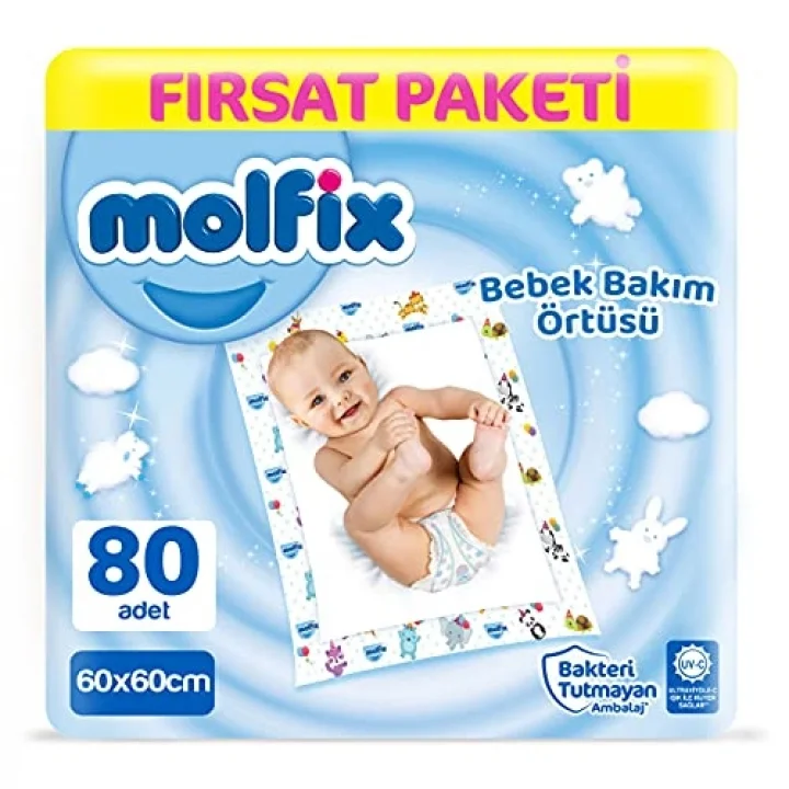 Bebek Bakım Örtüsü Fırsat Paketi 80 Adet