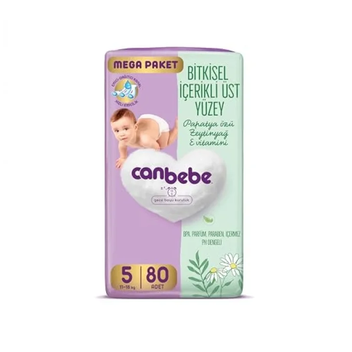 Bebek Bezi 5 Beden (11-18 kg) 80 Adet