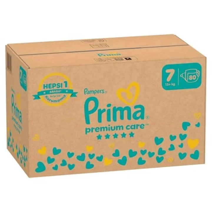 Bebek Bezi Premium Care 7 Numara 80 Adet Aylık Fırsat Paketi