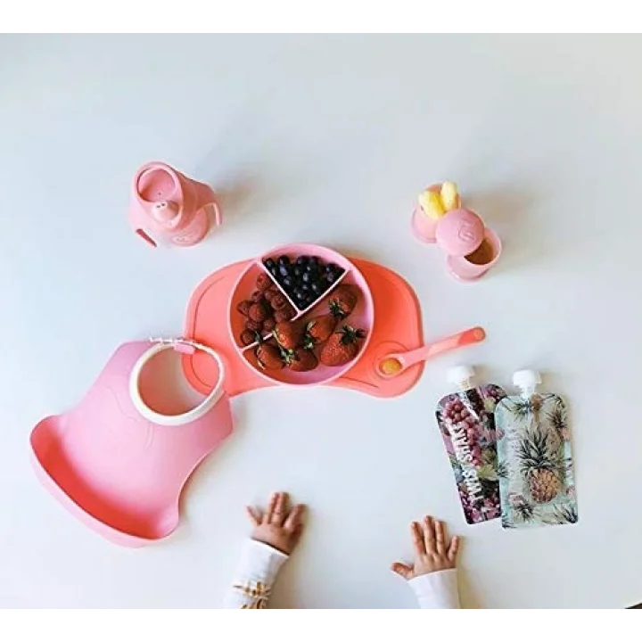 Bebek Önlüğü 2’li Paket, Mavi Yeşil (4 Ay+)
