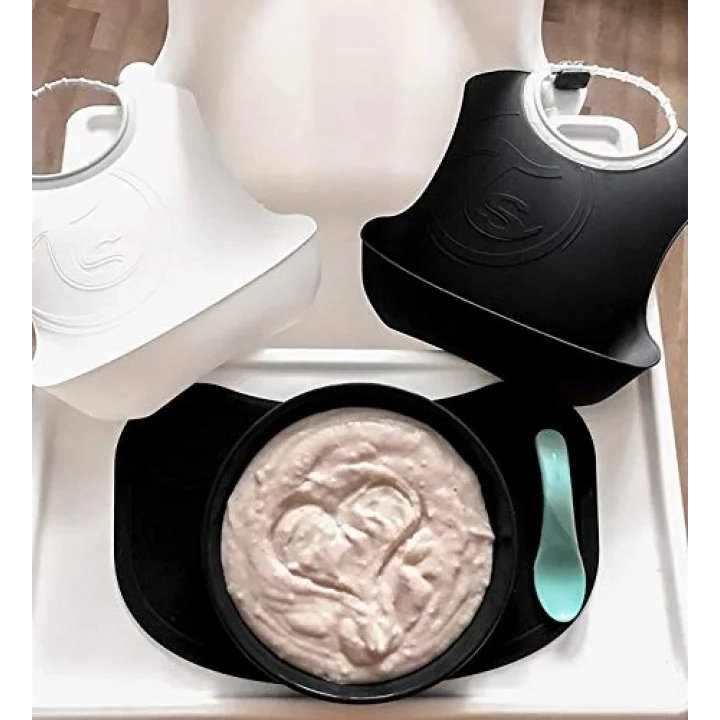 Bebek Önlüğü 2’li Paket, Mavi Yeşil (4 Ay+)