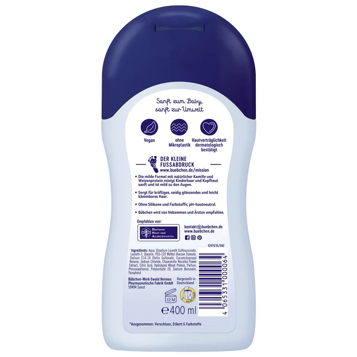 Bebek Şampuanı 400ml (Kinder Shampoo) 7613034698438