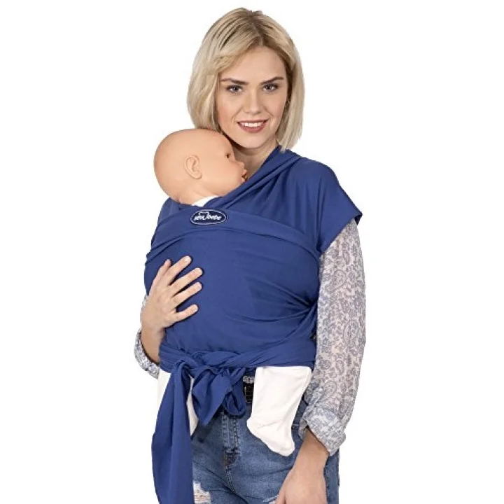 Bebek Taşıma Şalı, Sling, Mavi