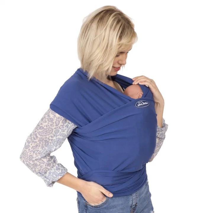 Bebek Taşıma Şalı, Sling, Mavi