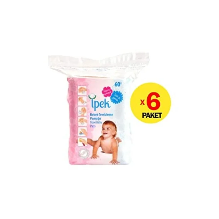 Bebek Temizleme Pamuğu 6lı