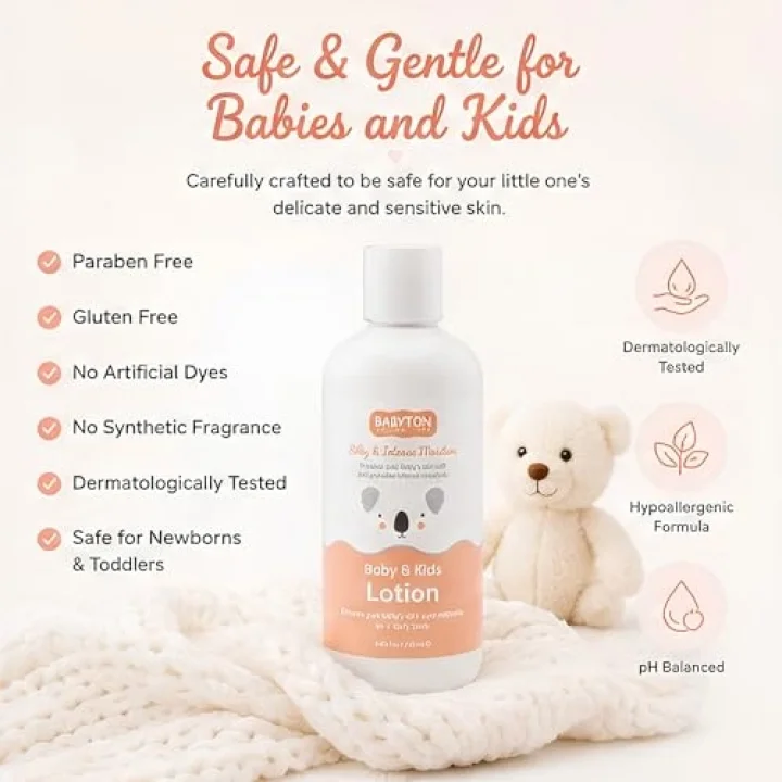 Bebek ve Çocuklar İçin Doğal Yüz ve Vücut Losyonu 250 ml