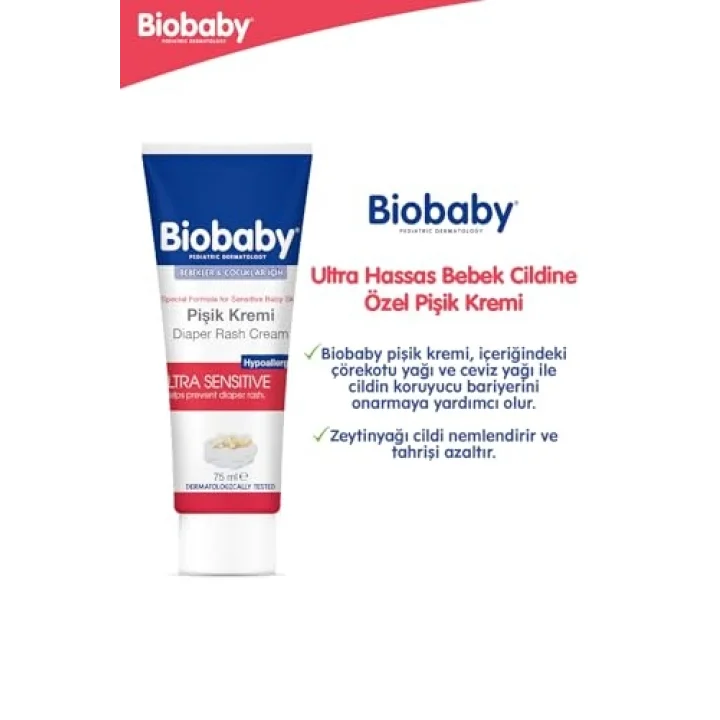 Bebekler ve Çocuklar için Pişik Kremi (75 ml)