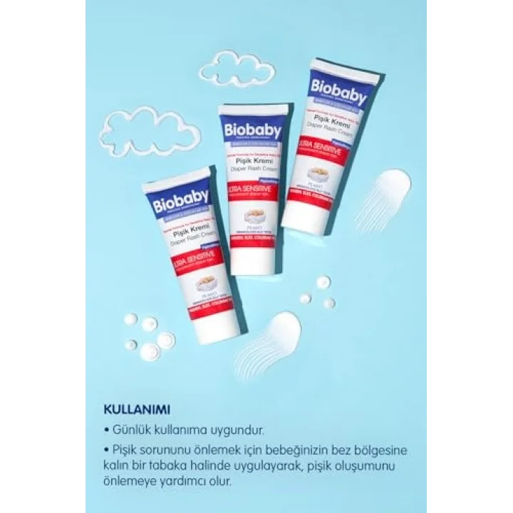 Bebekler ve Çocuklar için Pişik Kremi (75 ml)
