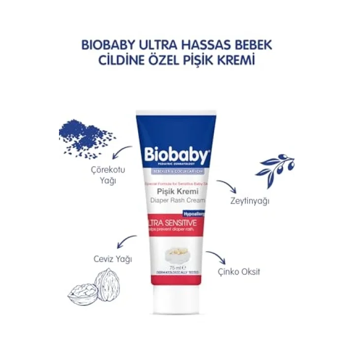 Bebekler ve Çocuklar için Pişik Kremi (75 ml)
