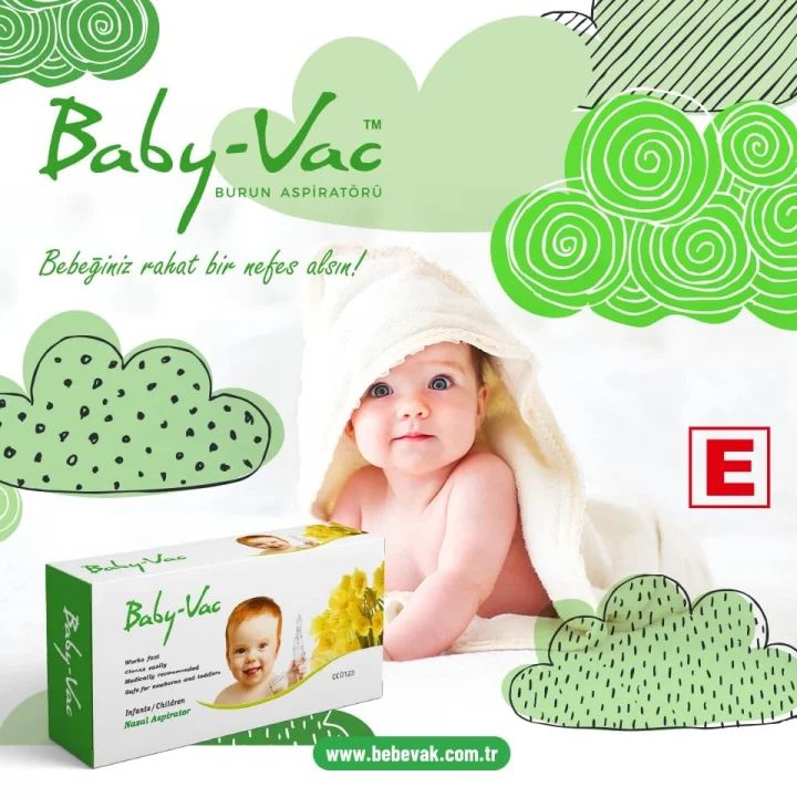 (Bebevak) + özel fırça – Full kiti Burun Aspiratörü