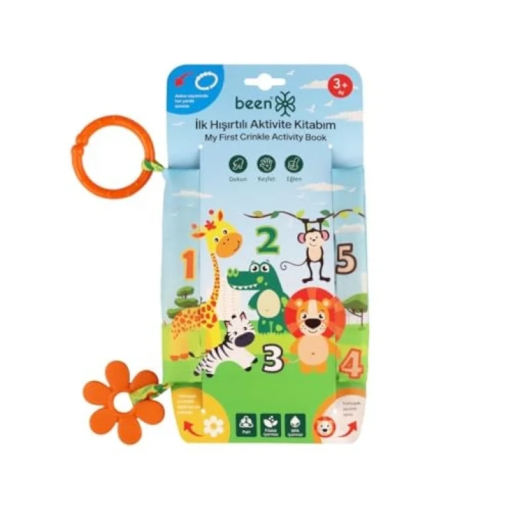 BEEN My First Crinkle Activity Book/İlk Hışırtılı Aktivite Kitabım
