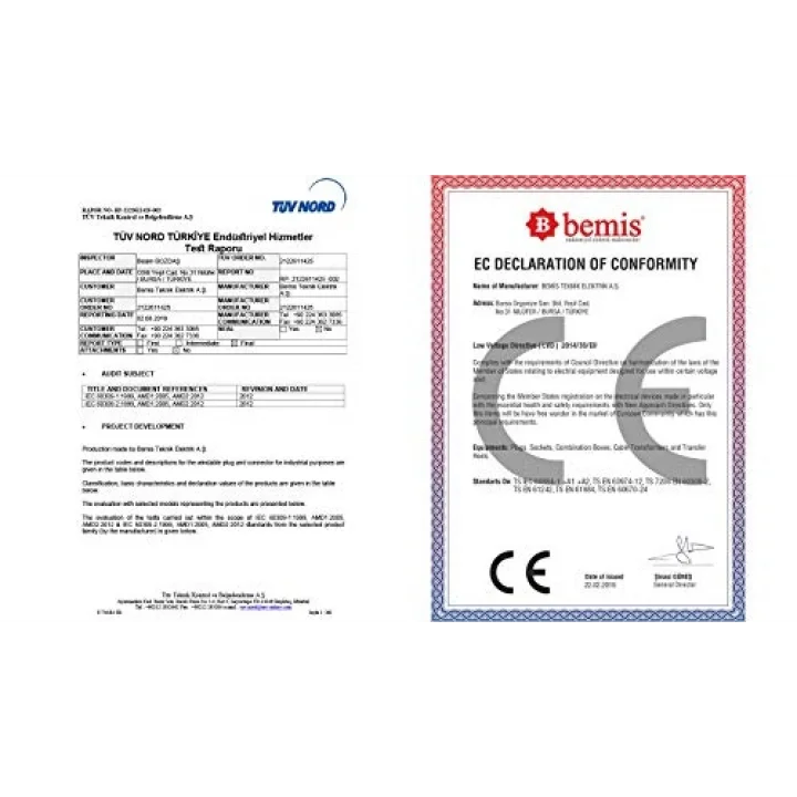 Bemis Cee Norm Uzatma Prizi 5x32a 380v Ip44