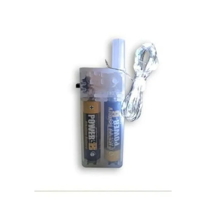 Benim Marifetlerim - iki Pilli 3 Fonksiyonlu 3 Metre Beyaz Peri Led