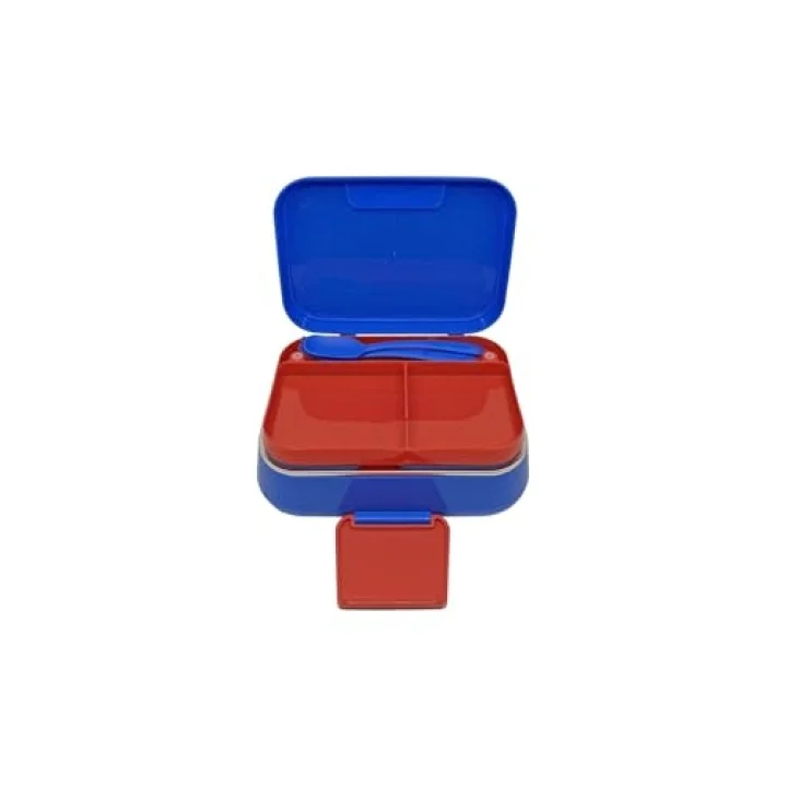 Bento 1030ml Lunchbox HotWheels Lisanslı Tek Katlı 2 Bölmeli Paslanmaz Çelik Sefer Tası Yemek Kutu