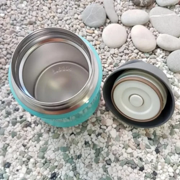 Bentopia Paslanmaz Çelik Yemek Termosu - 450 ml- Bebek Mama Saklama Termosu (Mavi)