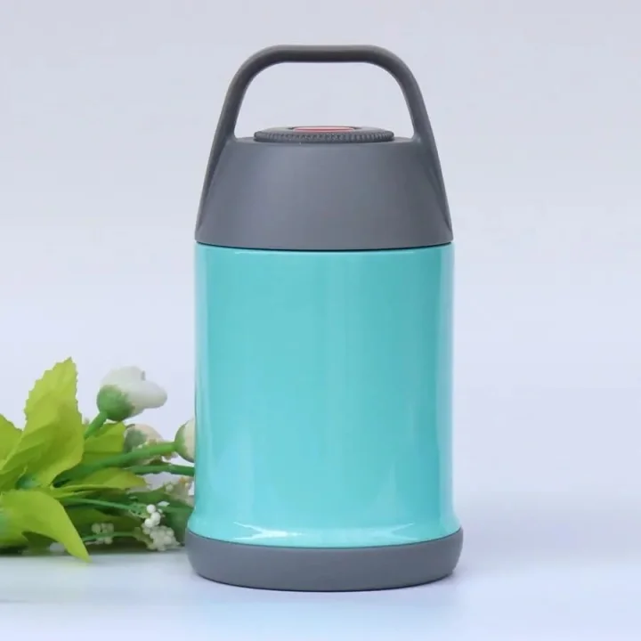 Bentopia Paslanmaz Çelik Yemek Termosu - 450 ml- Bebek Mama Saklama Termosu (Mavi)