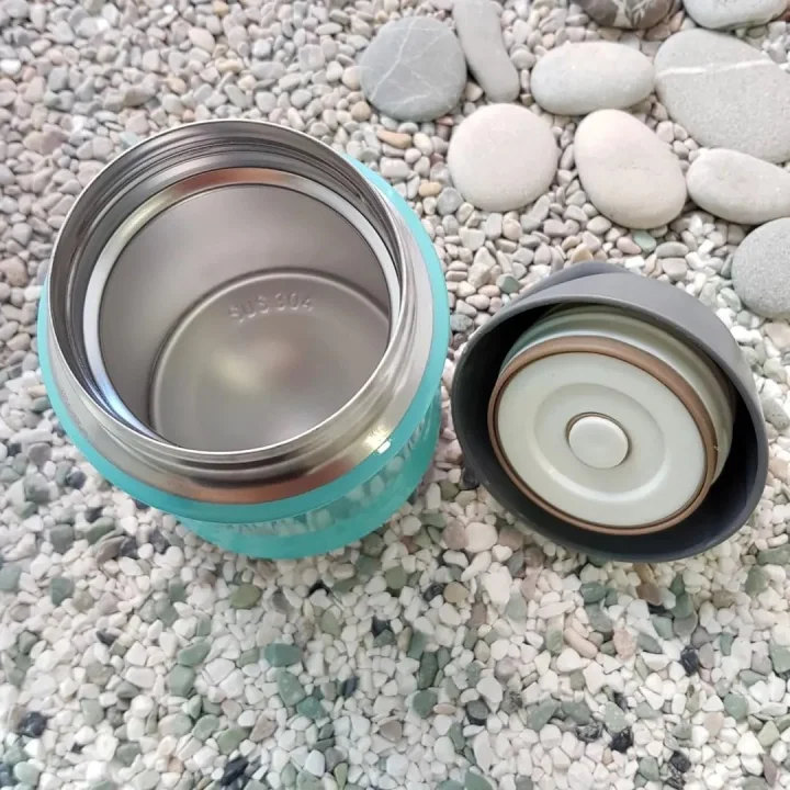 Bentopia Paslanmaz Çelik Yemek Termosu - 450 ml- Bebek Mama Saklama Termosu (Mavi)