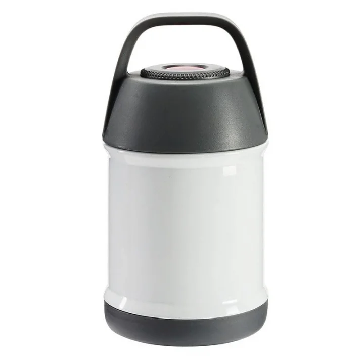 Bentopia Paslanmaz Çelik Yemek Termosu - 560 ml- Bebek Mama Saklama Termosu (Beyaz)