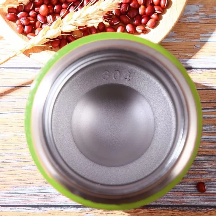 Bentopia Paslanmaz Çelik Yemek Termosu - 560 ml- Bebek Mama Saklama Termosu (Beyaz)