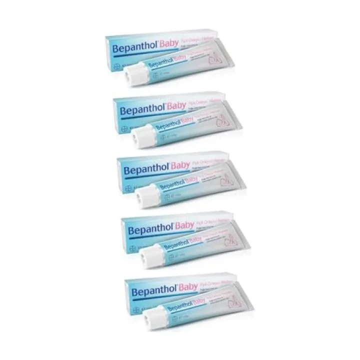 Bepanthol Baby Pişik Önleyici Merhem Krem, 100 gr, 5 Adet