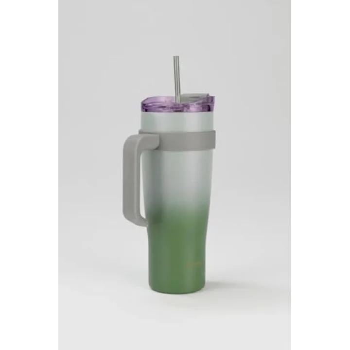 Bernardo Alto Pipetli Termos Bardak Yeşil 1000Ml