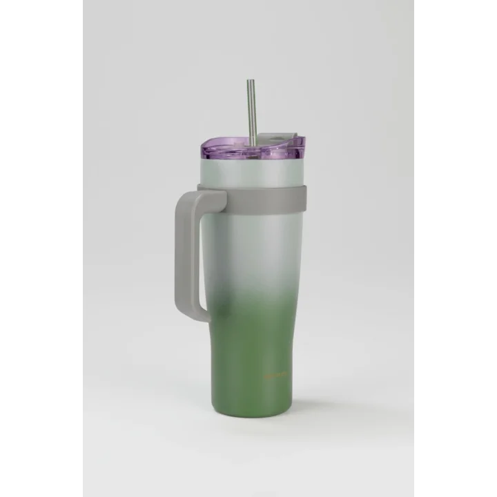 Bernardo Alto Pipetli Termos Bardak Yeşil 1000Ml