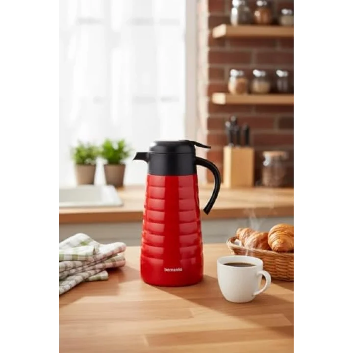 Bernardo Nora 2 Litre Çelik Termos Kırmızı