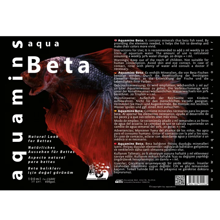 Beta Mineral Düzenleyicisi 100ml