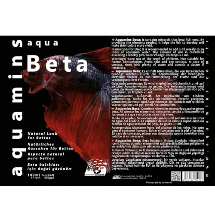 Beta Mineral Düzenleyicisi 100ml