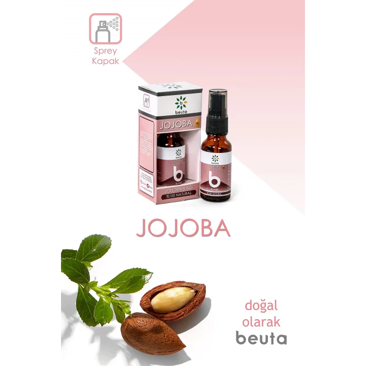 Beuta Jojoba Yağı % 100 Doğal 20 ml - Sprey Kapak