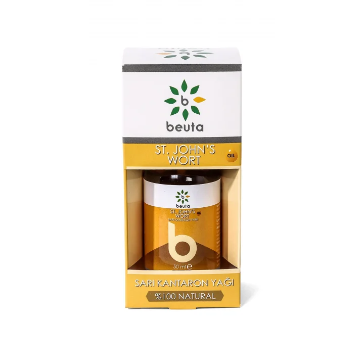 Beuta Sarı Kantaron Yağı% 100 Doğal 50 ml - Sprey Kapak