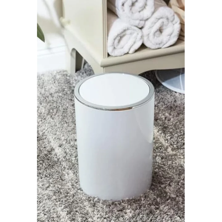 Beyaz, Çöp Kovası 5 Litre - İnca Model