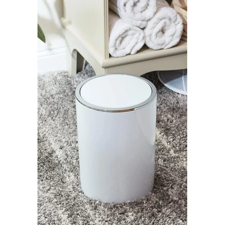 Beyaz, Çöp Kovası 5 Litre - İnca Model