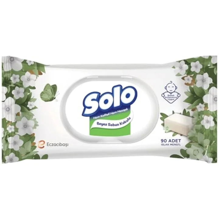 Beyaz Sabun Kokulu Mendil 1x90