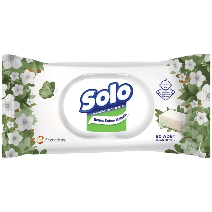Beyaz Sabun Kokulu Mendil 1x90