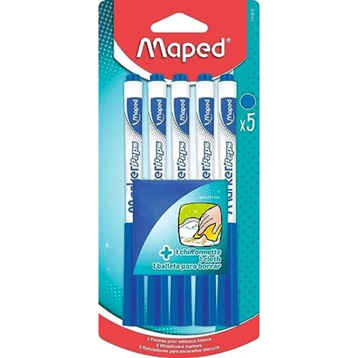 Beyaz Tahta Kalemi Mavi - 5li