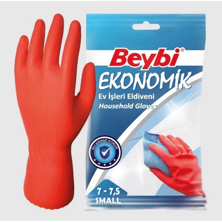 Mey İthalat® Beybi Ekonomik Lastik Eldiven No: 7 - 7,5