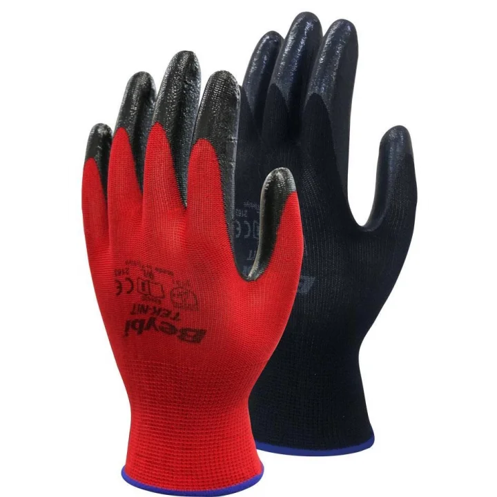 Mey İthalat® Beybi TEK-NİT No:10 Siyah Nitril Eldiven