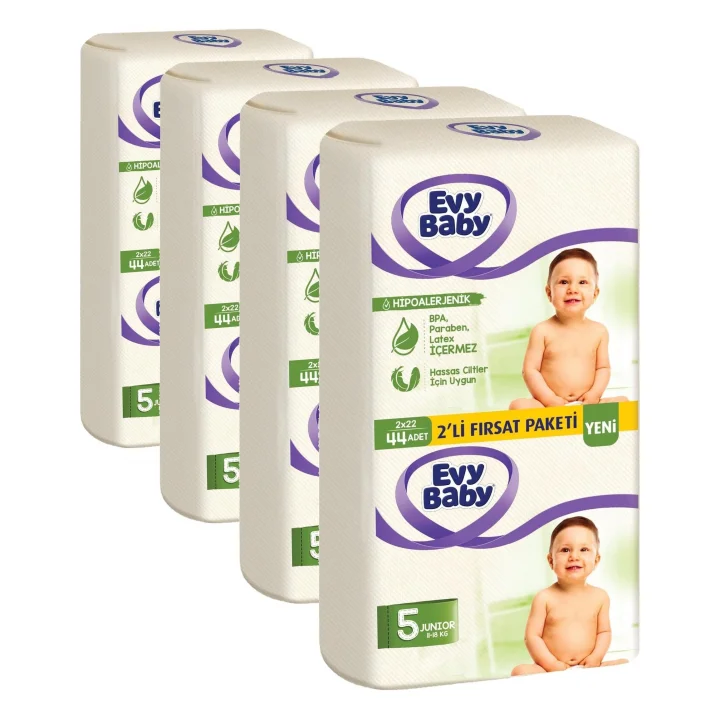 Bezi Junior 2li Paket 5 Beden 44 Adet