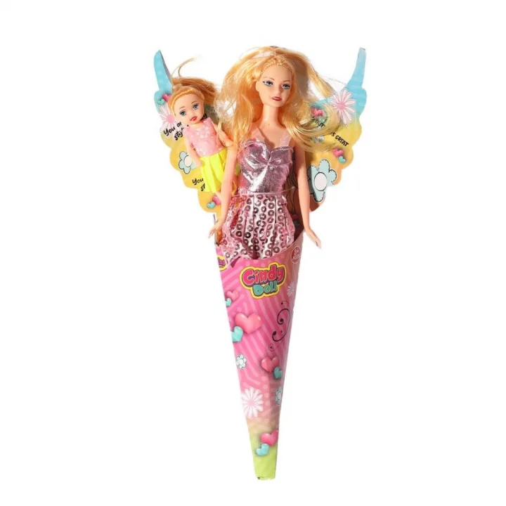 Mey İthalat® 02286 Anlily Külahlı Yavrulu Bebek