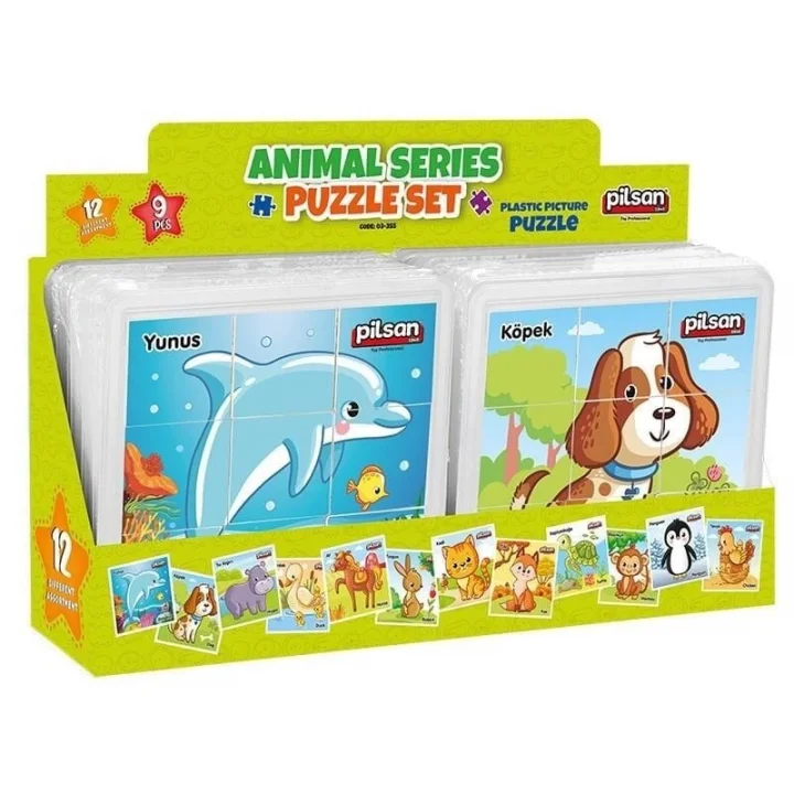 Mey İthalat® 03 355 ANIMAL SERIES PUZZLE SET (ADET FİYATIDIR)