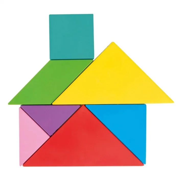Mey İthalat® 03 569 Ahşap Manyetik Tangram - Oyuncak