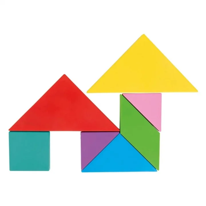 Mey İthalat® 03 569 Ahşap Manyetik Tangram - Oyuncak
